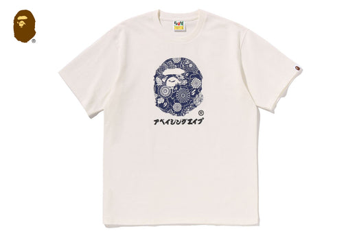 JAPANESE INDIGO ART CAMO BY BATHING APE TEE