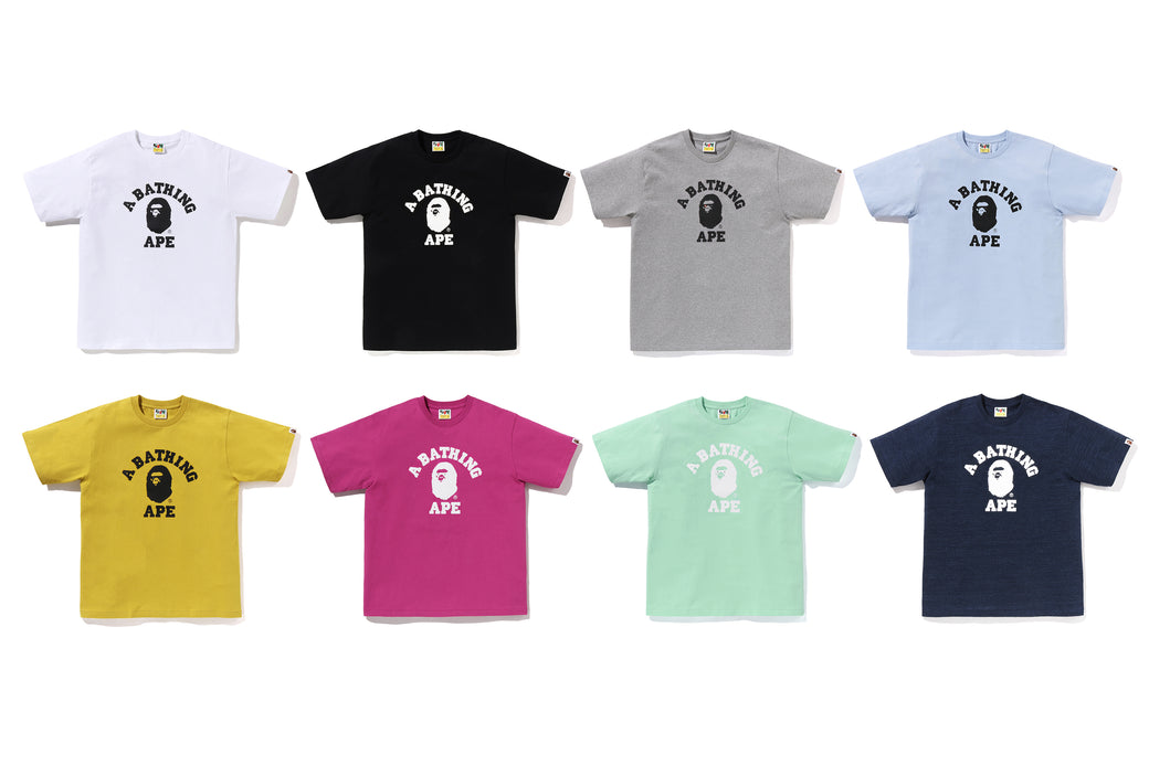 CRYSTAL STONE EYE COLLEGE TEE | bape.com