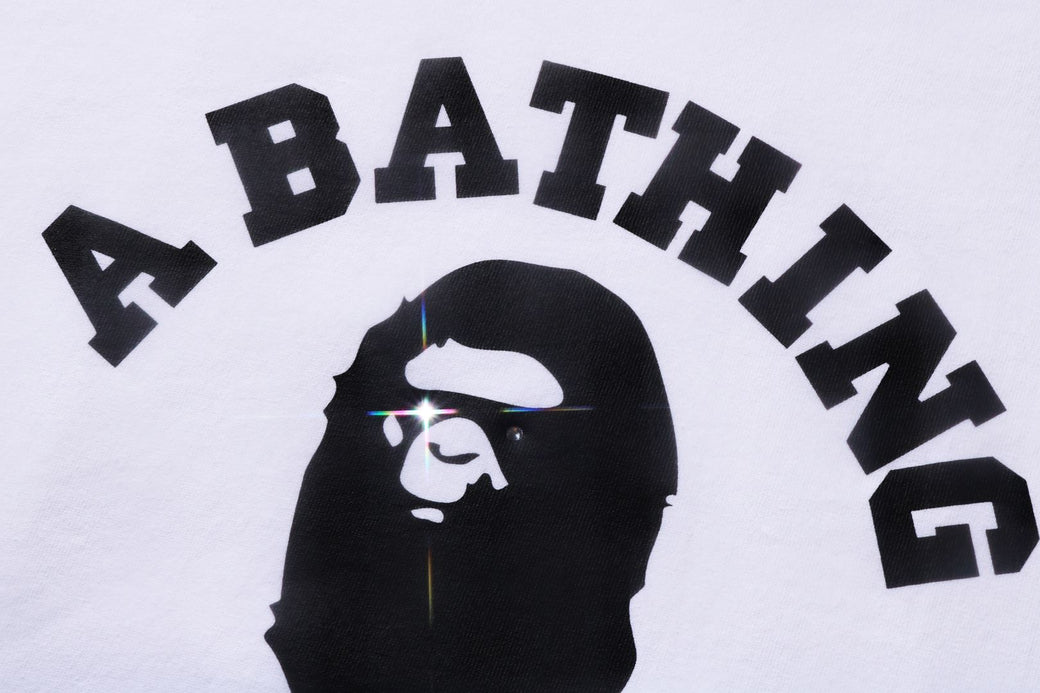 CRYSTAL STONE EYE COLLEGE TEE | bape.com