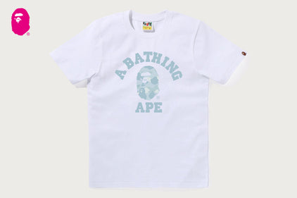 PASTEL COLOR CAMO COLLEGE TEE