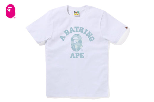 PASTEL COLOR CAMO COLLEGE TEE