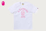PASTEL COLOR CAMO COLLEGE TEE