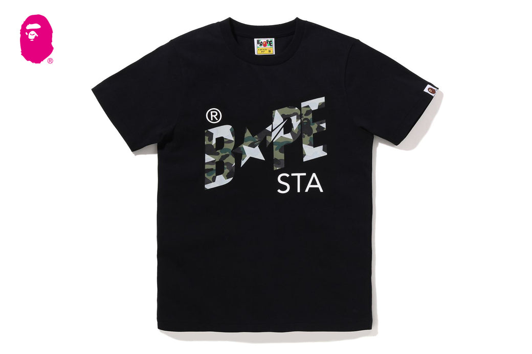STA OVER PRINT 1ST CAMO BAPE STA TEE | bape.com
