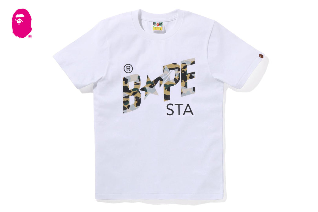 STA OVER PRINT 1ST CAMO BAPE STA TEE | bape.com