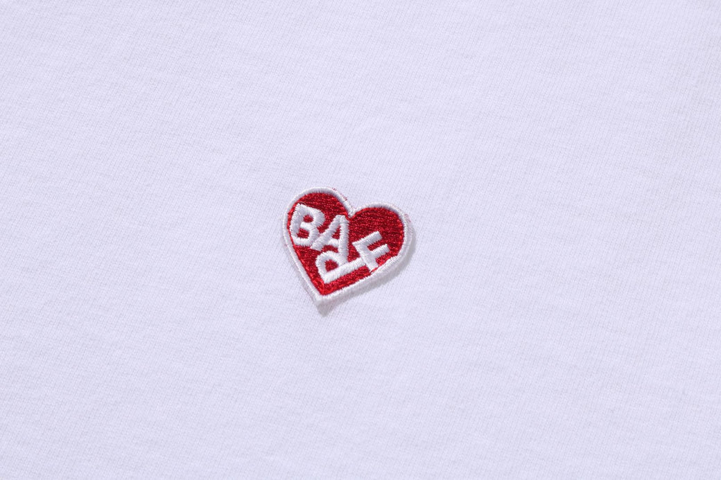 BAPE HEART ONE POINT TEE | bape.com