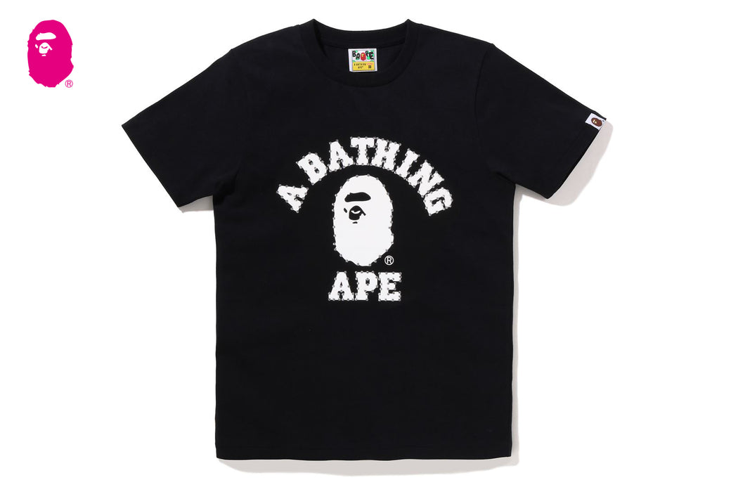 トップス A BATHING APE CRYSTAL STONE COLLEGE TEE CRYSTAL STONE COLLEGE TEE | bape.com