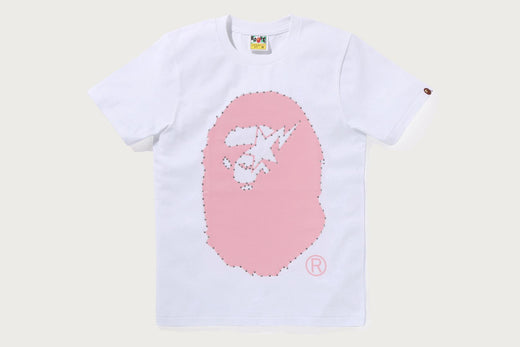 CRYSTAL STONE STA EYE BIG APE HEAD TEE