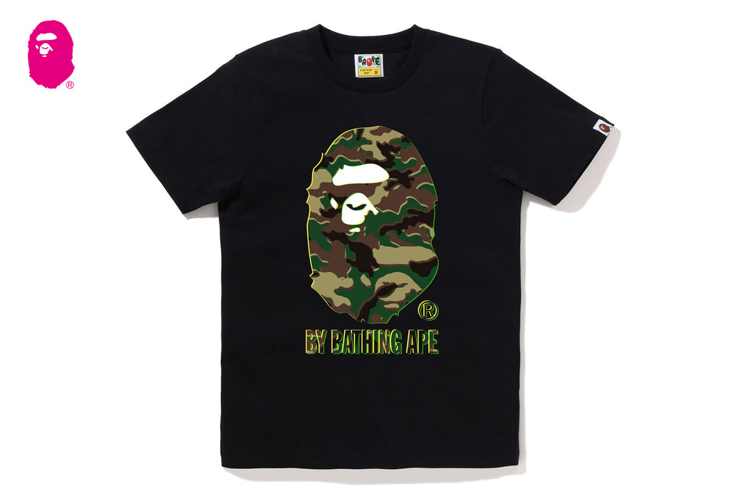 GLITCH WOODLAND CAMO BY BATHING APE TEE | bape.com