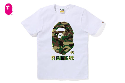 GLITCH WOODLAND CAMO BY BATHING APE TEE