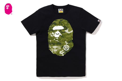 MULTI PIXEL CAMO BIG APE HEAD TEE | bape.com