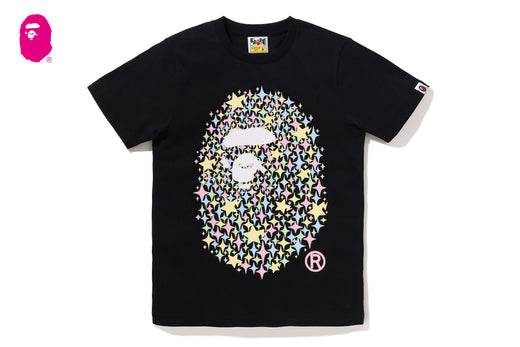 トップス APE BLING STAR GLITTER APE HEAD TEE BLING STAR GLITTER APE HEAD TEE | bape.com