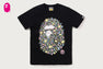 BLING STAR GLITTER APE HEAD TEE