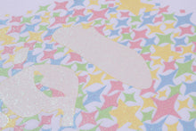 BLING STAR GLITTER APE HEAD TEE