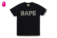 BLING STAR GLITTER BAPE LOGO TEE