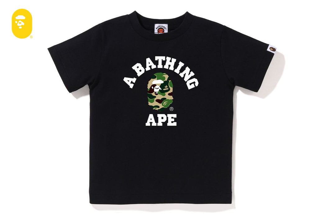 ABC CAMO COLLEGE TEE | bape.com