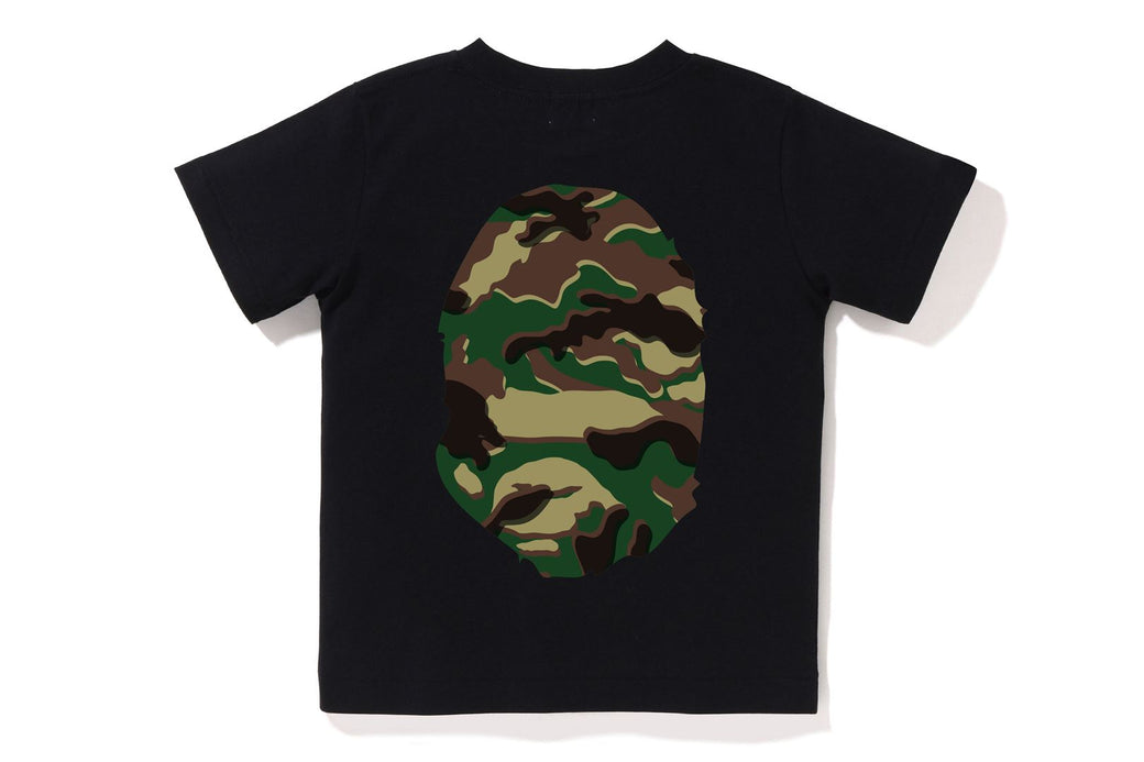 GLITCH WOODLAND CAMO BIG APE HEAD TEE | bape.com