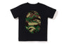 GLITCH WOODLAND CAMO BIG APE HEAD TEE