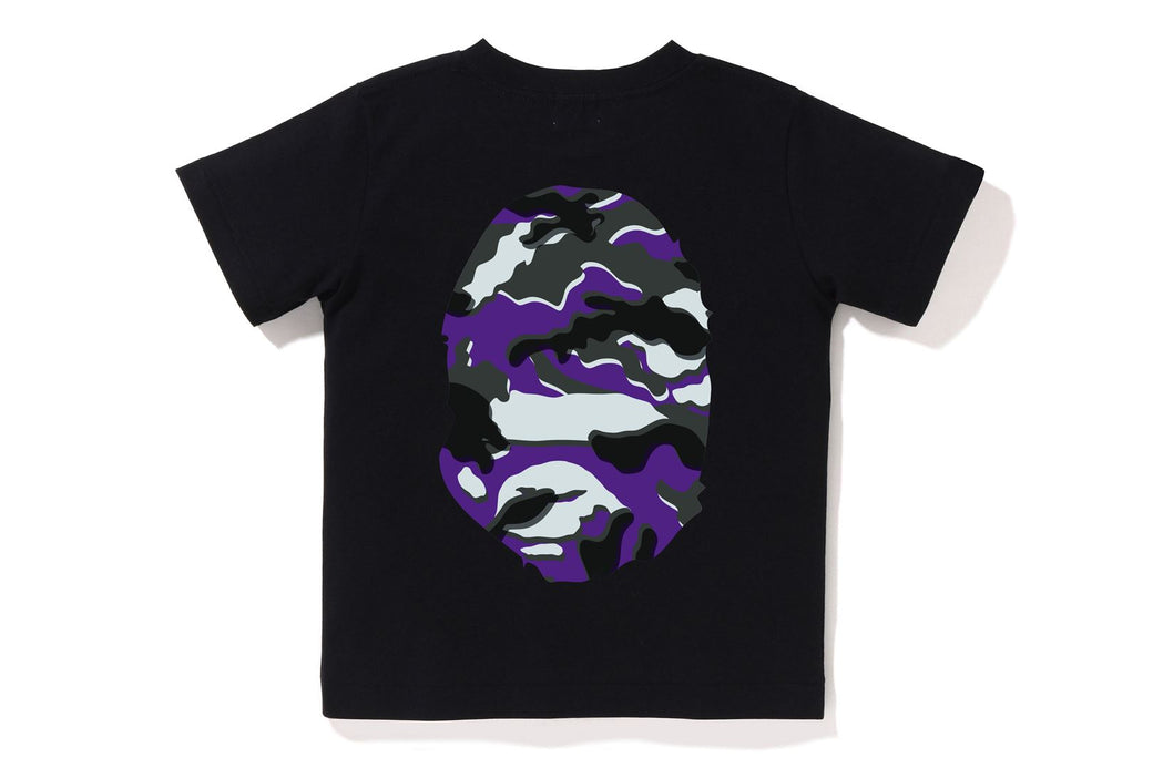 GLITCH WOODLAND CAMO BIG APE HEAD TEE | bape.com