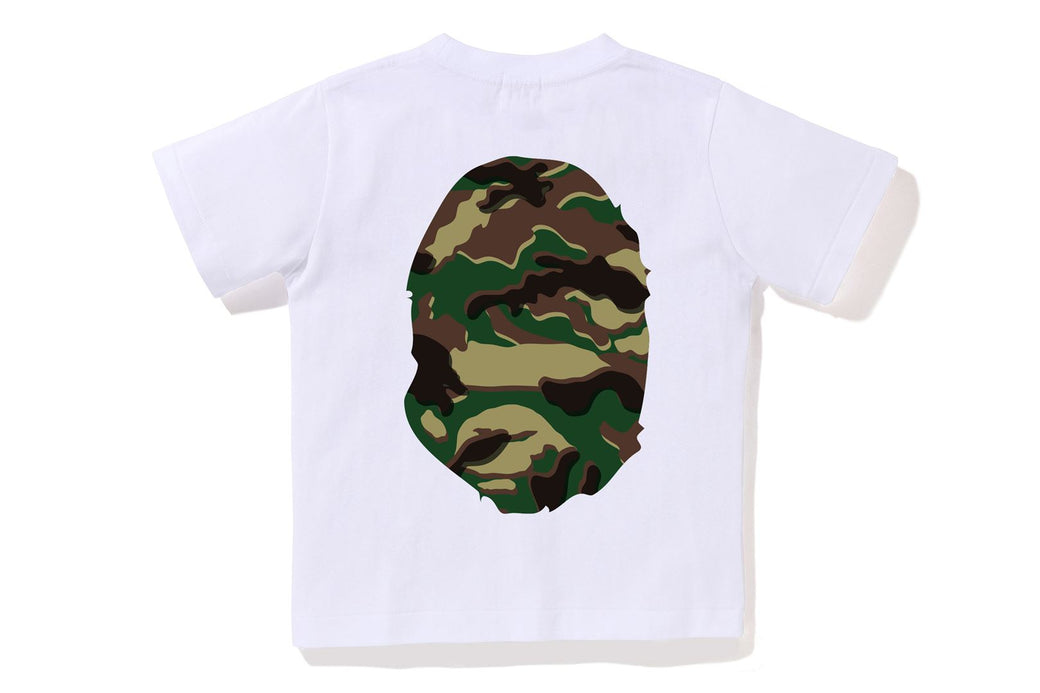 BAPE カモフラージュ Tシャツ GLITCH WOODLAND CAMO BIG APE HEAD TEE | bape.com