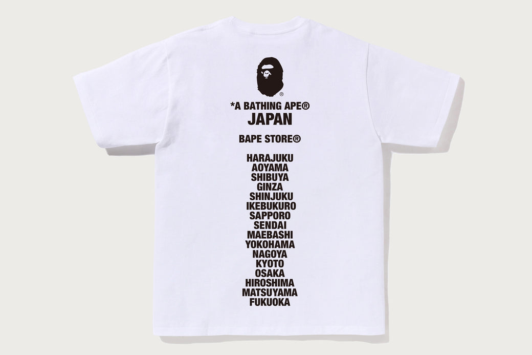 JAPAN APE HEAD TEE | bape.com
