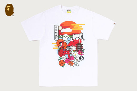 JAPAN CULTURE AUTUMN APE HEAD TEE