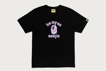【 BAPE X AESPA 】COLLEGE RELAXED FIT TEE