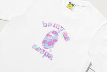 【 BAPE X AESPA 】COLLEGE RELAXED FIT TEE