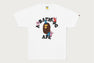 【BAPE X DISNEY】 STITCH AND FRIENDS COLLEGE TEE
