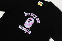 【 BAPE X AESPA 】COLLEGE TEE
