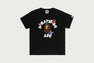 【BAPE X DISNEY】 STITCH AND FRIENDS COLLEGE TEE