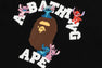 【BAPE X DISNEY】 STITCH AND FRIENDS COLLEGE TEE