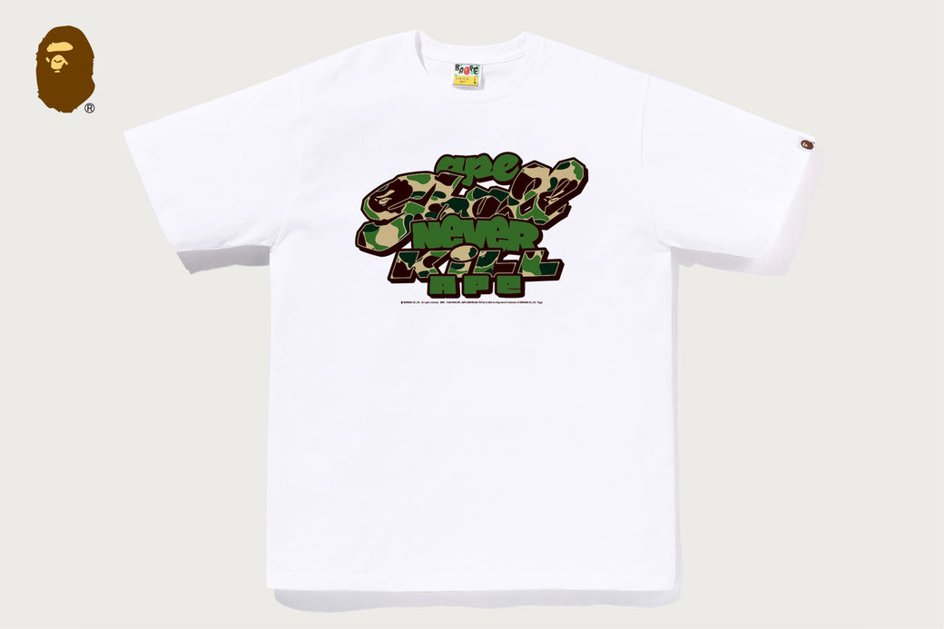 ABC CAMO TOON ASNKA TEE | bape.com