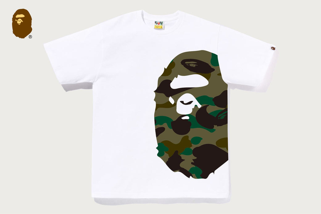 1ST CAMO SIDE BIG APE HEAD TEE | bape.com
