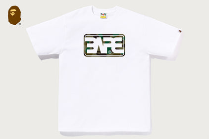 1ST CAMO BAPE ROUND BOX LOGO TEE