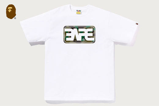 1ST CAMO BAPE ROUND BOX LOGO TEE