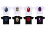 COLOR CAMO BIG APE HEAD TEE