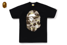 COLOR CAMO BIG APE HEAD TEE