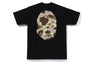 COLOR CAMO BIG APE HEAD TEE