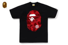 COLOR CAMO BIG APE HEAD TEE