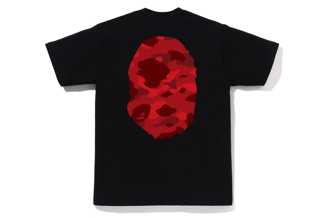 COLOR CAMO BIG APE HEAD TEE | bape.com