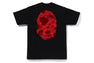COLOR CAMO BIG APE HEAD TEE