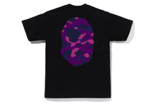 COLOR CAMO BIG APE HEAD TEE
