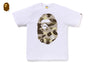 COLOR CAMO BIG APE HEAD TEE