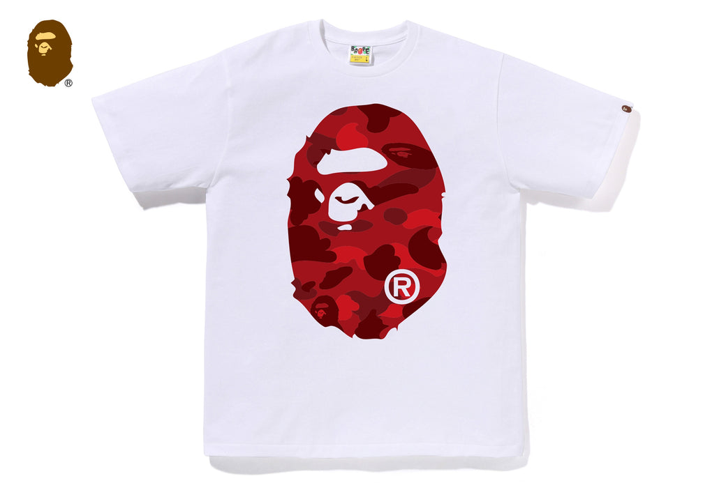 トップス COLOR CAMO BIG APE HEAD TEE COLOR CAMO BIG APE HEAD TEE | bape.com