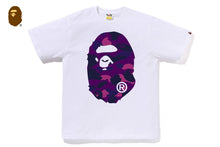 COLOR CAMO BIG APE HEAD TEE