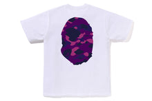 COLOR CAMO BIG APE HEAD TEE