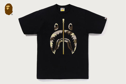 COLOR CAMO SHARK TEE