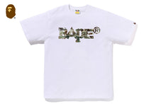 HYBRID CAMO MIXED BAPE LOGO TEE