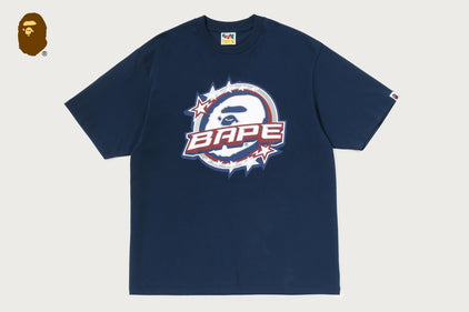 BAPE TWIN STA LOGO RELAXED FIT TEE