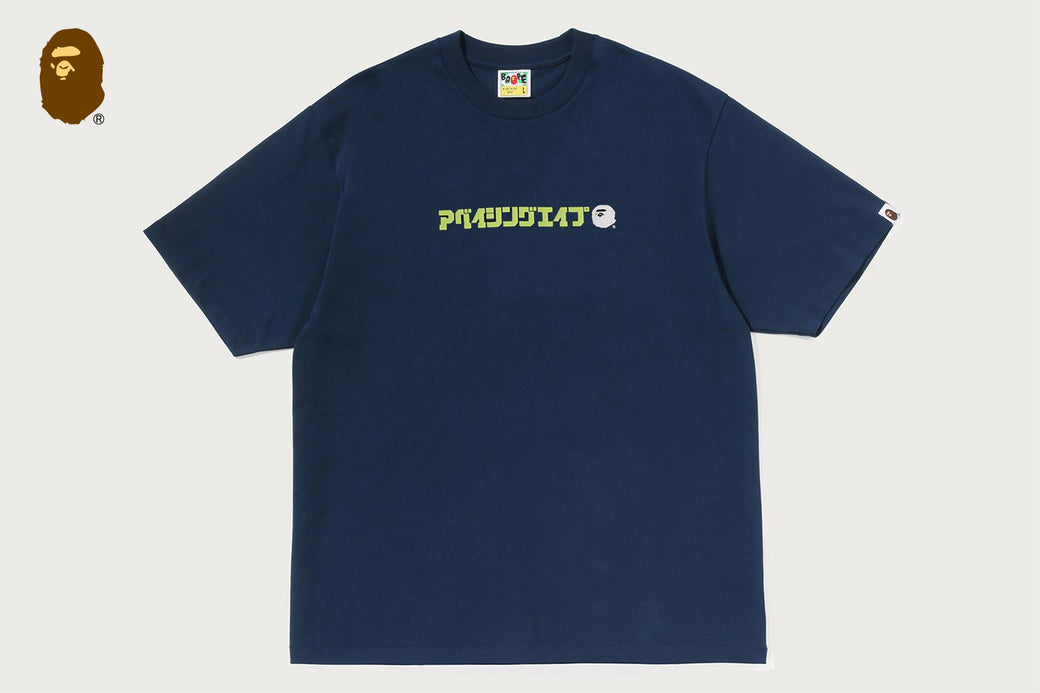 A BATHING APE LOGO RELAXED FIT TEE | bape.com